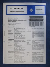 Telefunken  Partner  700  - Service-Information*