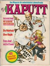 ✪ KAPUTT #4, Condor 1975 COMICHEFT Z2