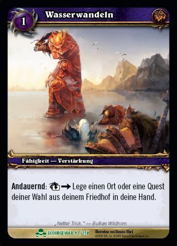 Wow wasserwandeln krieg - wasserwandeln,
