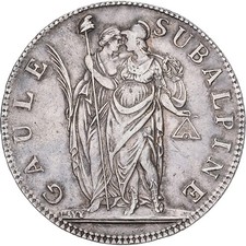 Subalpine republic francs - subalpine, 5