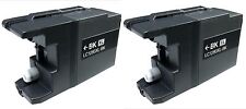 2x Patronen für Brother LC 1280XL black für MFC-J 5910DW wiederbefüllt