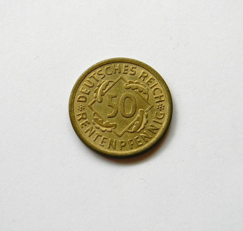 Weimar rentenpfennig 1924 - rentenpfennig,