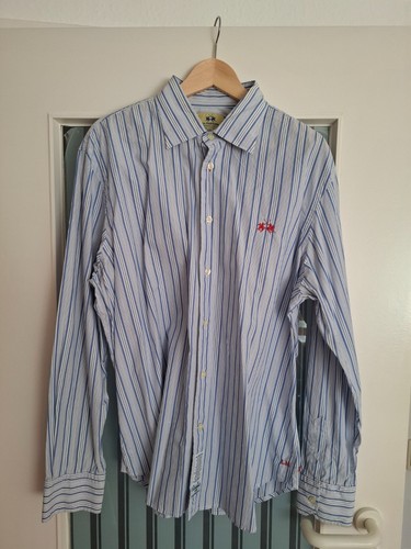 Blau gestreiftes hemd von - blau,