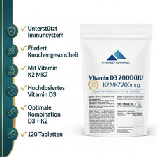 Vitamin D3 20000 IU + K2 MK7