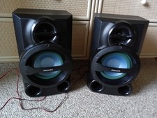 schicke PHILIPS Hifi Stereo Lautsprecher