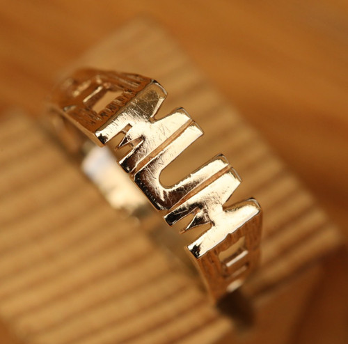 Ring massiv gelbgold - kt,