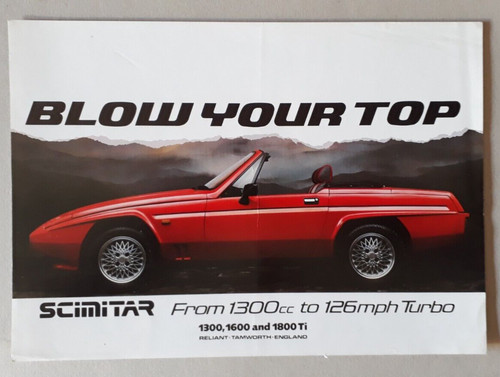Reliant scimitar ss1 prospekt - scimitar,