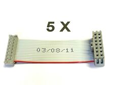 Flachbandkabel 3M, 14pol. 66mm,1x PCB St.,1xPfostenverb. RM2,54,Serie1M, 5 Stück