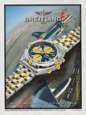 Breitling Chronomat GT - Reklame Werbeanzeige Original-Werbung 1998 (2)