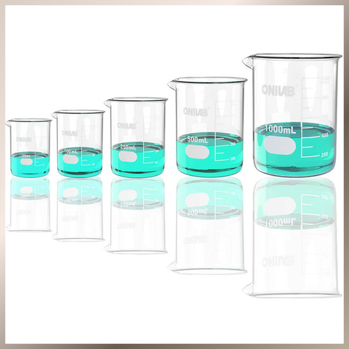 Glasbecher set 50ml - glasbecher,