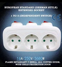 „EU-Steckdosenadapter mit