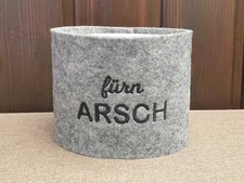 #903 Banderole »fürn ARSCH« Toilettenpapier Klopapier Klorollen Filz