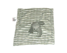WIE NEU * Snuggle Baby grau weiß Elefant Schmusetuch Schnuffeltuch Kuscheltuch