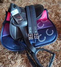 HKM Beginner Sattel für Shetty Holzpferd Stehpferd Plüschpferd auch mit Zubehör