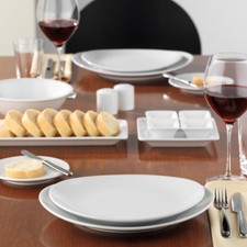 Seltmann Weiden MERAN Steak & More 6x Speiseteller 27 cm Platzteller Platte oval