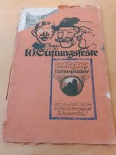 Kletterer Stiftungsfest Rohnspitzler 1914 Originalautogramm Oliver Perry Smith