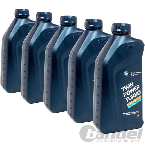 5x1 bmw original motoröl - l,