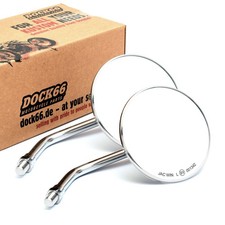 1 Paar Custom Spiegel rund 4"