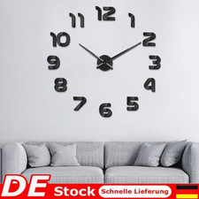 DIY Wanduhr Uhr 3D Wandtattoo