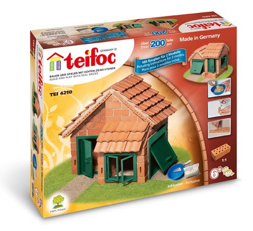 Teifoc steinbaukasten haus mit - teifoc,