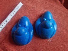 2 Stk Sandkastenform Buddelförmchen Sand,- Strandform " HUND " DDR (132-25