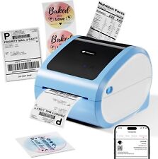 Vretti Etikettendrucker WiFi/Bluetooth/USB Versand Thermodrucker für DHL GLS DPD