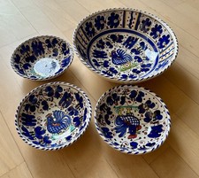 Italienische Majolika Blauer