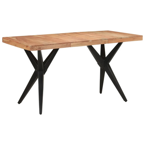 Esstisch schwarz 140x70x76 - esstisch, cm