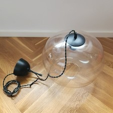 Pendelleuchte Hängelampe Dänisches Design Transparent Glas