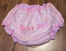 ADULT BABY  PVC SLIPS GUMMIHOSE LATEX LACK WINDELHOSE PLASTIK PANTS WEICH L-XL