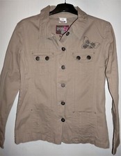 Crash One ! tolle Canvas  Sommer Jacke M 38 40 bzw. 176 - sand