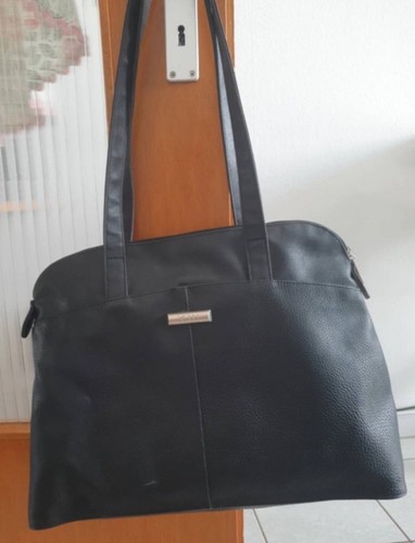 Schwarz echt leder shopper - shopper, bag