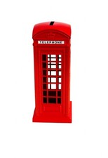 Spardose Telefonzelle Rot – Metall – London Britisch Kult Design – 14,5 cm Deko