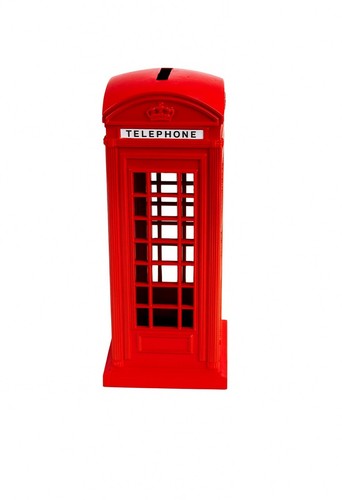 Spardose telefonzelle rot - telefonzelle,