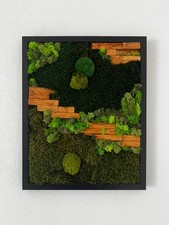 Handgemachtes Moosbild -