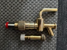 Messing Zapfhahn,Bierhahn,Zapfgarnitur mit Arretierfunktion