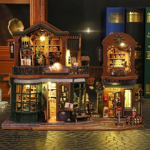 Diy book nook bausatz - book,