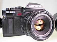 CARENA CX-500 mit dem Super Carenar 1,9-50mm und Exakta 70-210mm und CA-21 Blitz