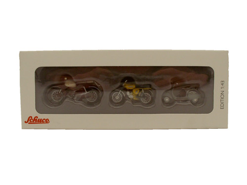 Schuco motorrad 3er set - motorrad,