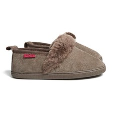 Lammfell Hausschuhe, Leder mit