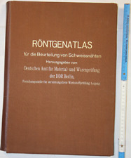 Röntgenatlas für die Beurteilung von Schweissnähten Schweißen DDR Fachbuch Mappe