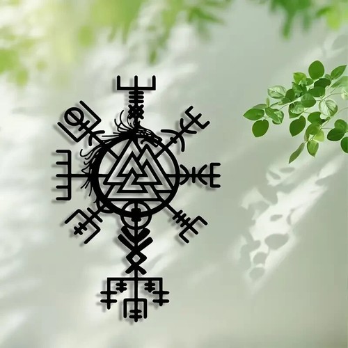 Wikinger vegvisir valknut - wikinger,