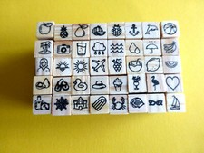 Motivstempel Stempel Mini Kartengestaltung Basteln Urlaub&co Motivauswahl ca:8mm