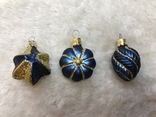 alte Lauscha Weihnachtskugeln, Lauscha Christbaumschmuck, Mundgeblasen