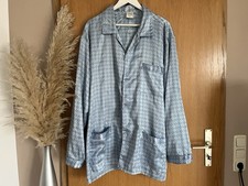 Canda C&A Damen Satin Pyjama Schlafanzug Oberteil ~ Gr. 3XL 56 58 ~ Hellblau ~