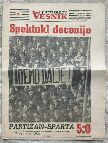 1965 europapokal partizan - europapokal,
