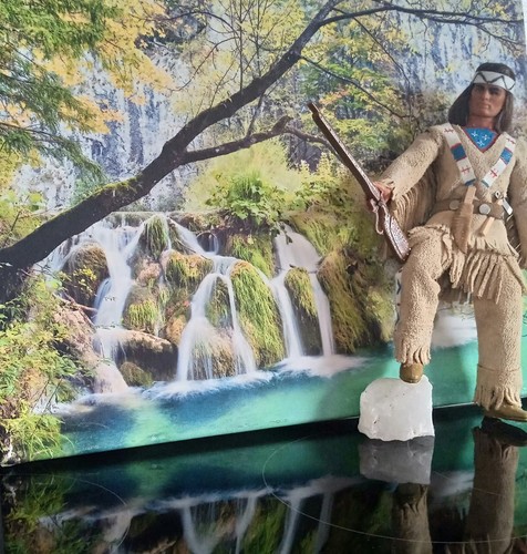 Winnetou figur mit - winnetou-figur, (karl-may)