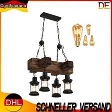 Retro 4-Lampe Rustikale