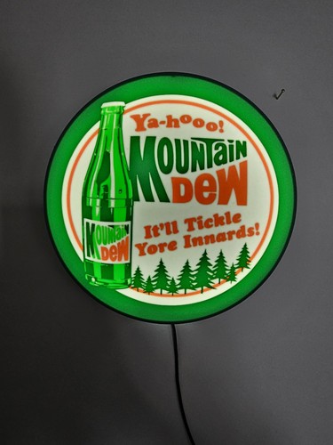 Mountain dew leuchtschild 3d - mountain,