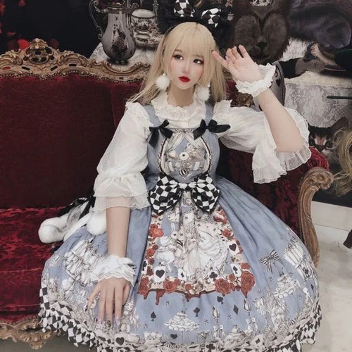 Mädchen lolita kleid gothic - lolita,
